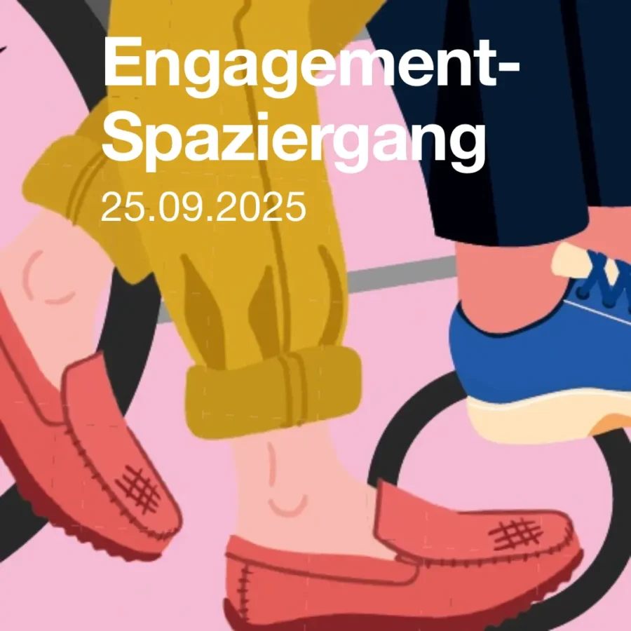 Viele Beine, ein Ziel: Ehrenamt zeigen - AKTIVOLI-Engagement-Spaziergang