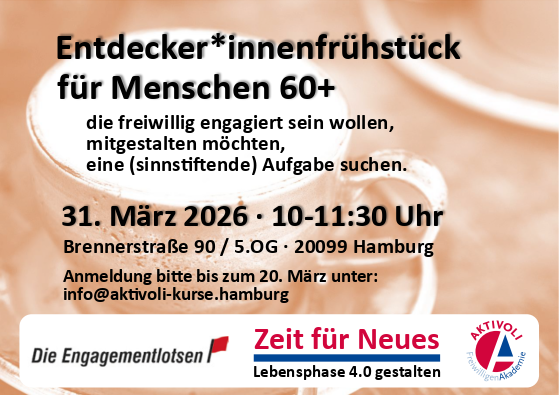 Entdecker*innenfrühstück für Menschen 60+